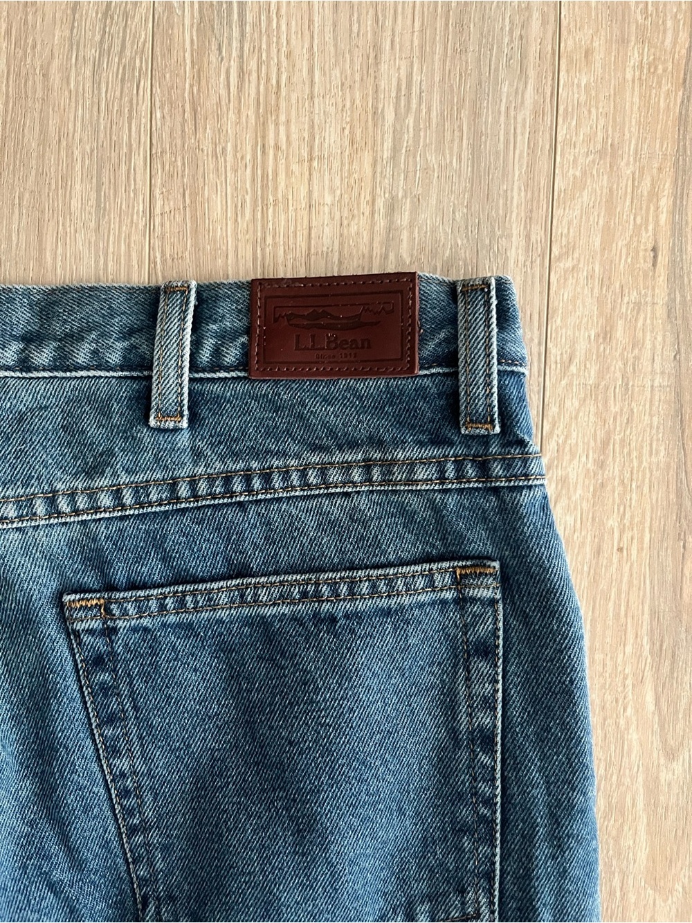 NWT L.L. Bean Men’s Relaxed Fit Fleeced Lined Jeans - Size 36 x 30 - Picture 9 of 10